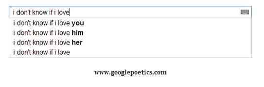 Poesie via Google